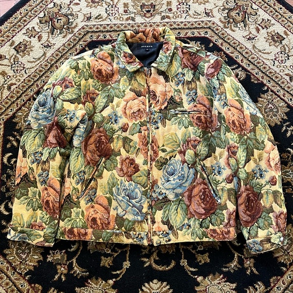 Pacsun Floral Jacket - Sz L - Picture 1 of 3